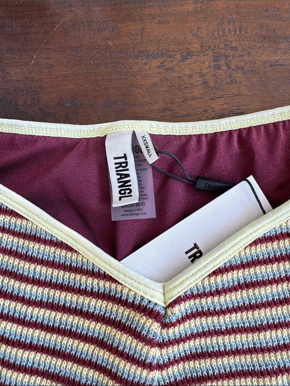 TRIANGL SWIM RICHI BUTTER CROCHET STRIPE SHORT - Picture 3 of 5